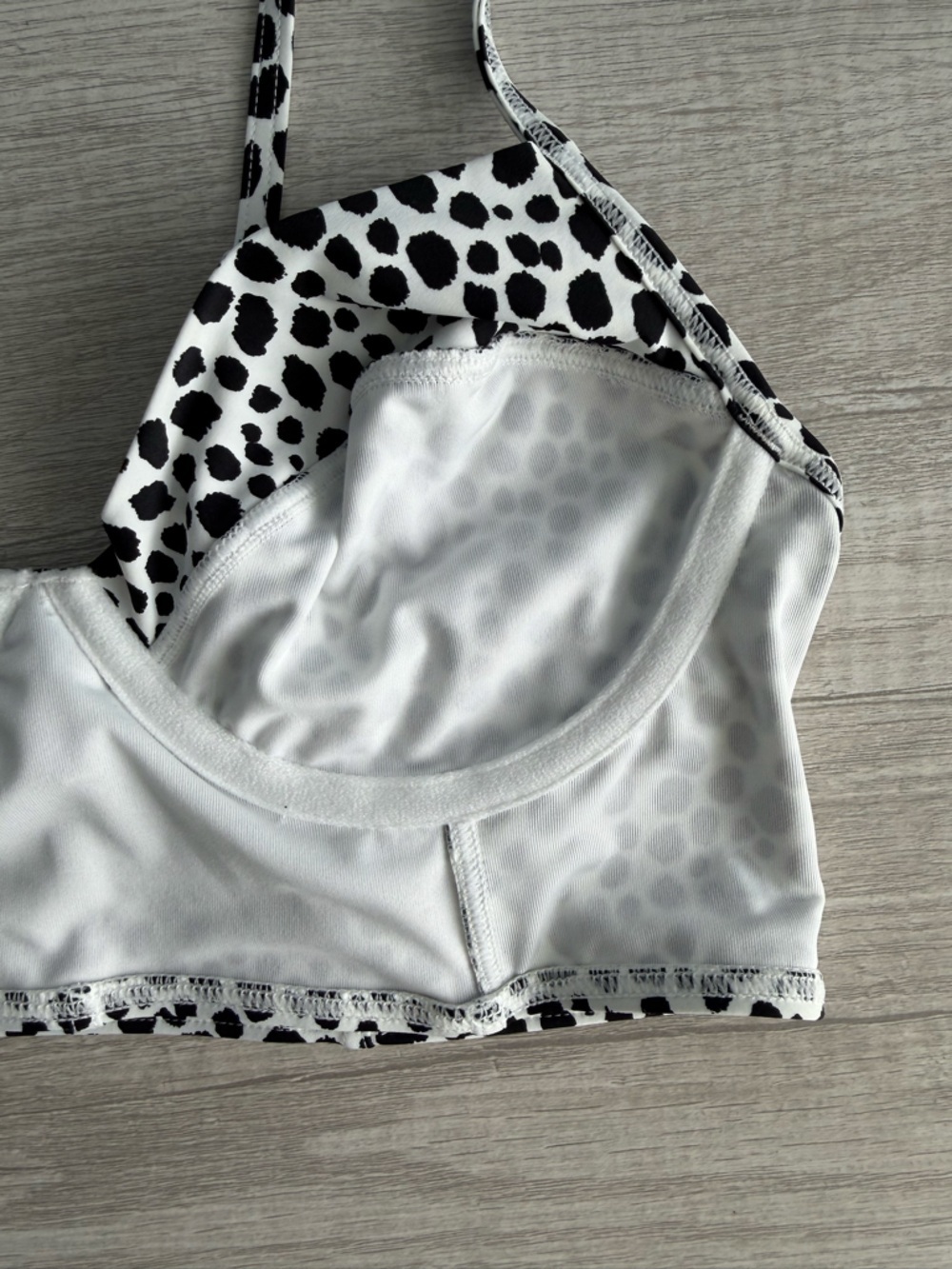 Michael Kors Women's Animal Printed Underwire Bikini Top Size Large - Picture 11 of 11